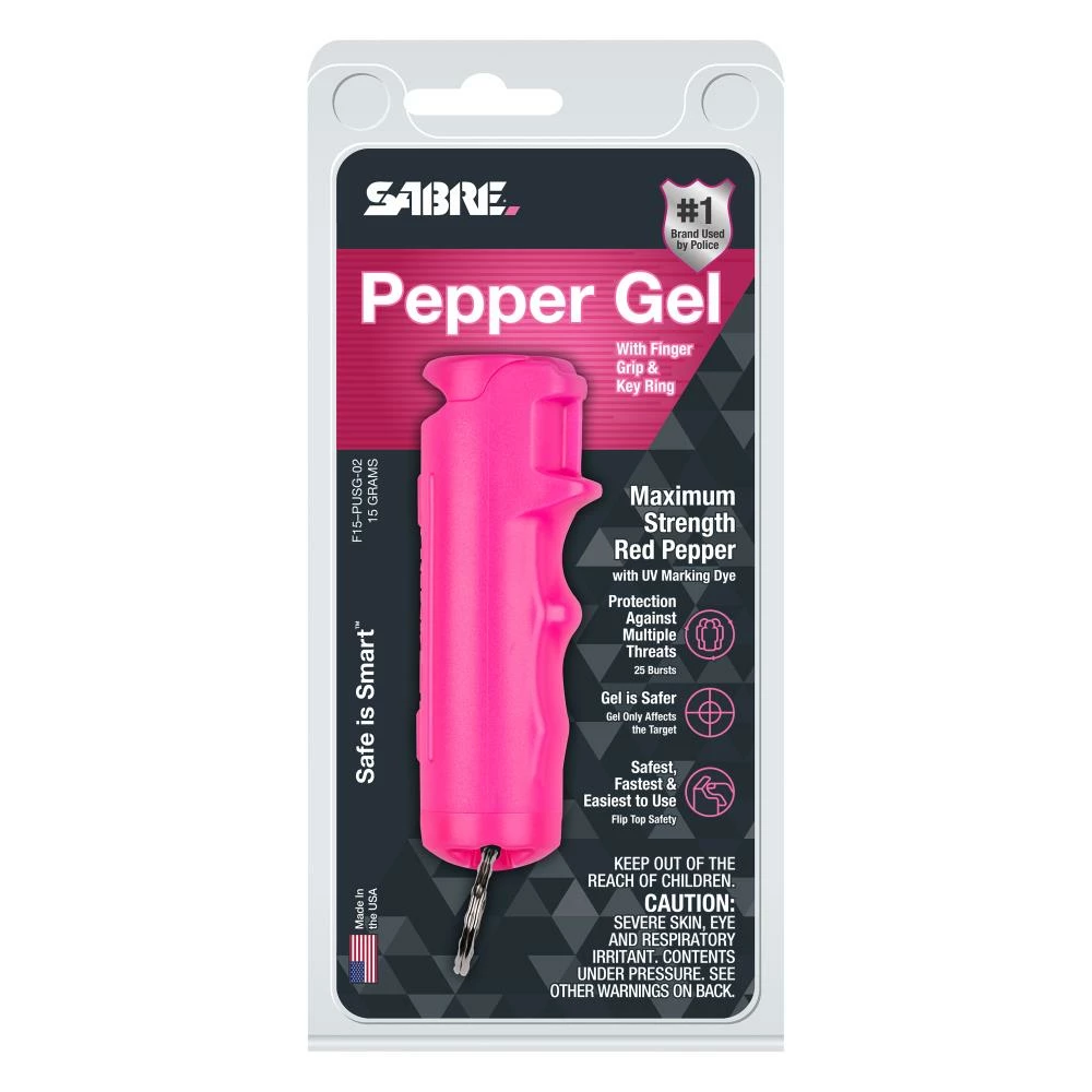 SABRE Pepper Spray Pink Pepper Gel Keychain 2 SABRE Pepper Spray Pink Pepper Gel Keychain - Image 2