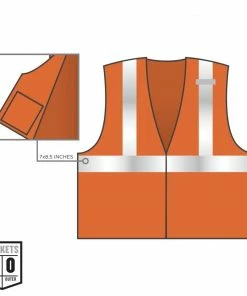 GloWear Safety Vests Large/X-Large Orange Polyester High Visibility Enhanced Visibility (Reflective) Safety Vest 7 GloWear Safety Vests Large/X-Large Orange Polyester High Visibility Enhanced Visibility (Reflective) Safety Vest -Menards Safety Shop 42131868
