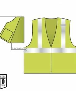GloWear Safety Vests 2Xl/3Xl Green Polyester High Visibility Enhanced Visibility (Reflective) Safety Vest -Menards Safety Shop 42132022