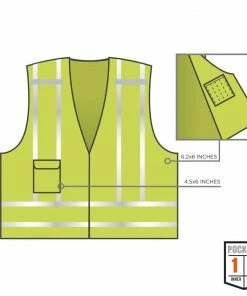 GloWear Safety Vests Xl/2Xl Green Polyester High Visibility Enhanced Visibility (Reflective) Safety Vest 7 GloWear Safety Vests Xl/2Xl Green Polyester High Visibility Enhanced Visibility (Reflective) Safety Vest -Menards Safety Shop 42154950