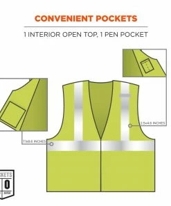 GloWear Safety Vests 4Xl/5Xl Green Modacrylic/Aramid High Visibility Enhanced Visibility (Reflective) Flame Resistant Safety Vest -Menards Safety Shop 42162498