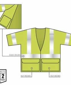 GloWear Safety Vests Large/X-Large Green Polyester High Visibility Enhanced Visibility (Reflective) Safety Vest -Menards Safety Shop 42165780