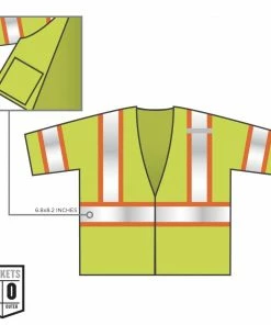 GloWear Safety Vests 2Xl/3Xl Green Polyester High Visibility Enhanced Visibility (Reflective) Safety Vest -Menards Safety Shop 42175734