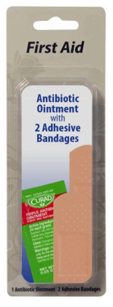 Convenience Valet First Aid Kits Ab Ointment 2 Adhesive Bandages 1 Convenience Valet First Aid Kits Ab Ointment 2 Adhesive Bandages