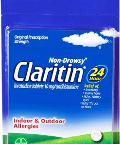 Claritin Pain Relief & Management Medicines Claritin Non-Drowsy 2ct