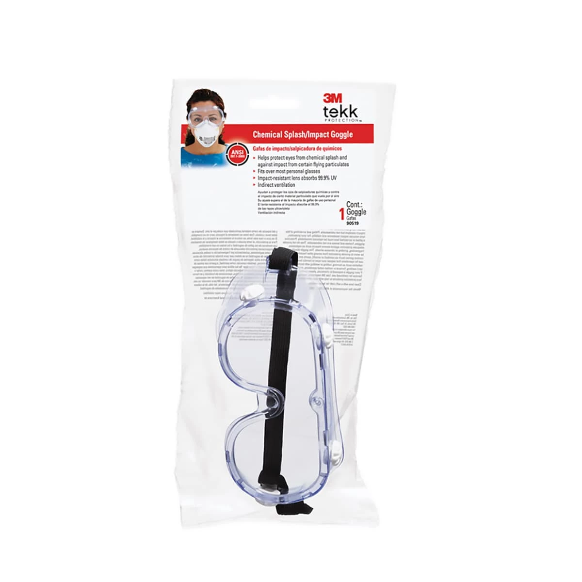 3M Eye Protection Gasket Plastic Safety Glasses 1 3M Eye Protection Gasket Plastic Safety Glasses