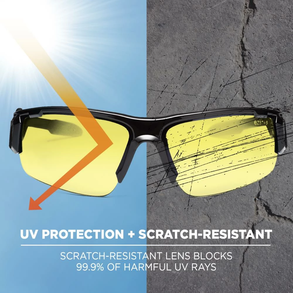 Skullerz Eye Protection Dagr Plastic Safety Glasses 3 Skullerz Eye Protection Dagr Plastic Safety Glasses - Image 3