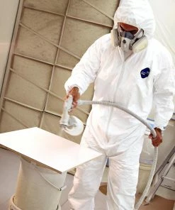 Trimaco Protective Clothing DuPont Tyvek Coveralls with Hood and Boots, Medium -Menards Safety Shop 43365768