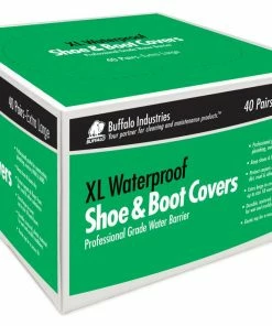 Buffalo Industries Protective Clothing XL Waterproof Shoe Cover 40 Pair Carton