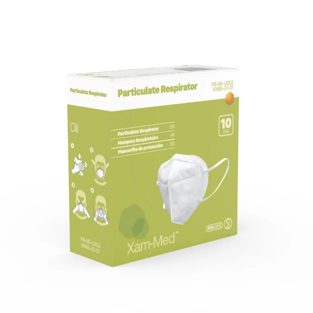 Xam-Med Respiratory Protection 10-Pack Disposable Kn95 Painting; Sanding and Fiberglass Disposable Respirator 3 Xam-Med Respiratory Protection 10-Pack Disposable Kn95 Painting; Sanding and Fiberglass Disposable Respirator - Image 3