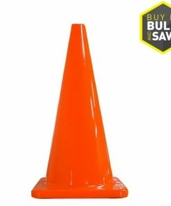 Corsan Traffic Safety Equipment Orange Traffic Safety Cone -Menards Safety Shop 850077005053xl